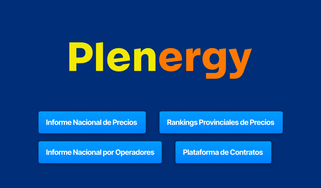 Inclusión de Plenergy como operador en servicios de análisis de competencia, informes de precios de estaciones de servcio y plataforma de cotizaciones y contratos